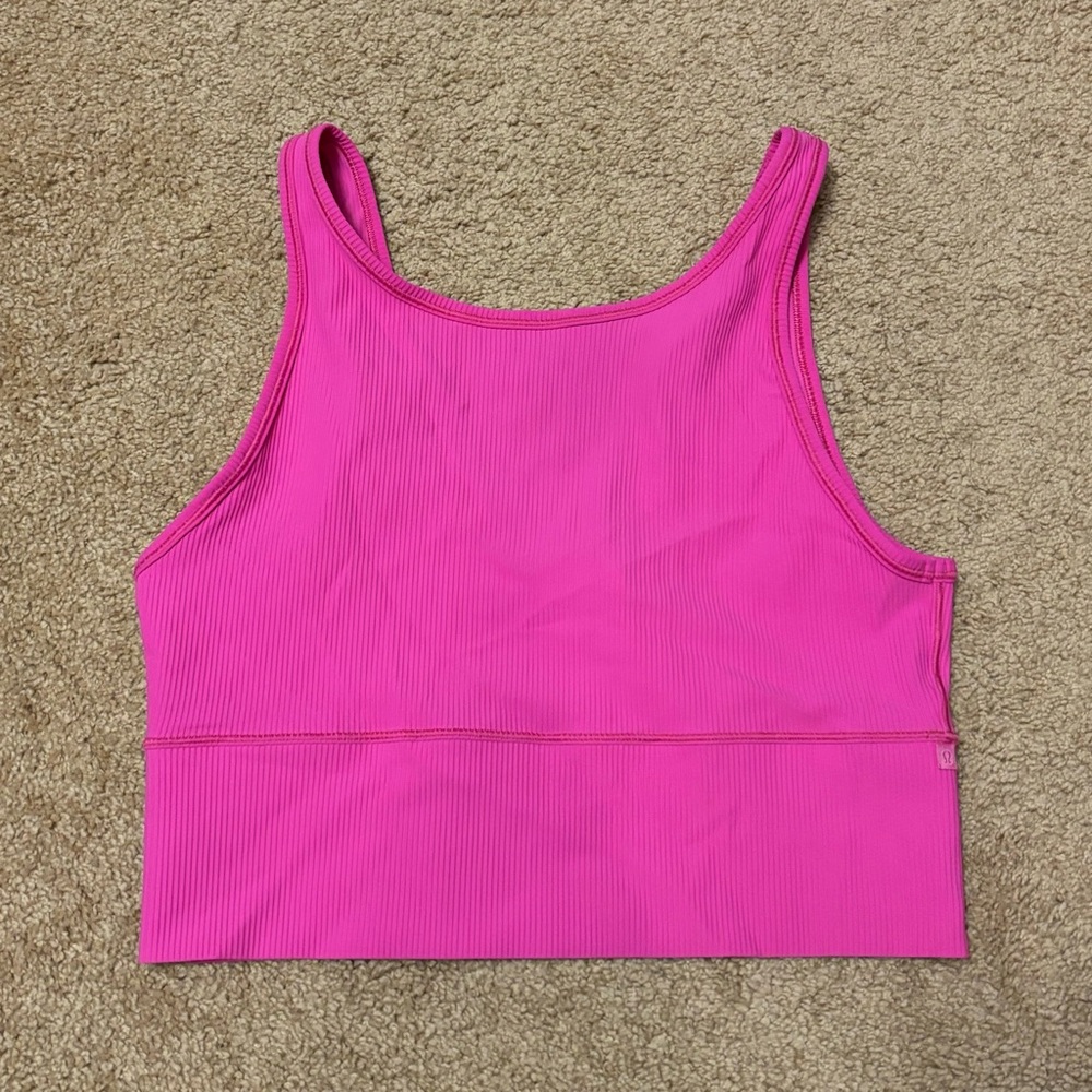 Lululemon sonic pink power pivot tank